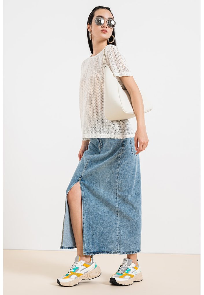 Bluza cu perforatii Gardea-FEMEI-IMBRACAMINTE/Bluze