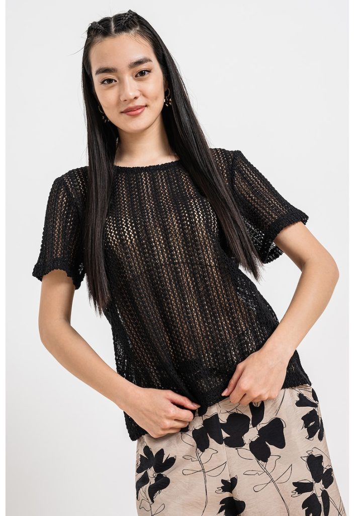 Bluza cu perforatii Gardea-FEMEI-IMBRACAMINTE/Bluze