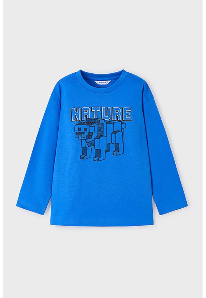 Bluza de bumbac cu imprimeu-BAIETI-IMBRACAMINTE/Bluze