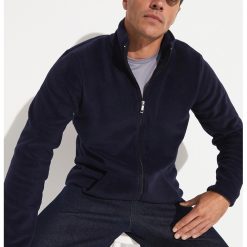 Bluza de trening cu fermoar si buzunare laterale-BARBATI-IMBRACAMINTE/Hanorace