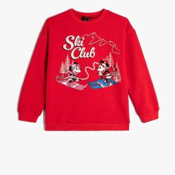 Bluza de trening cu imprimeu cu desene animate-FETE-