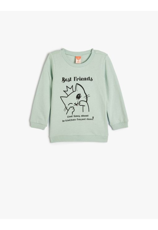 Bluza de trening cu imprimeu grafic-FETE-