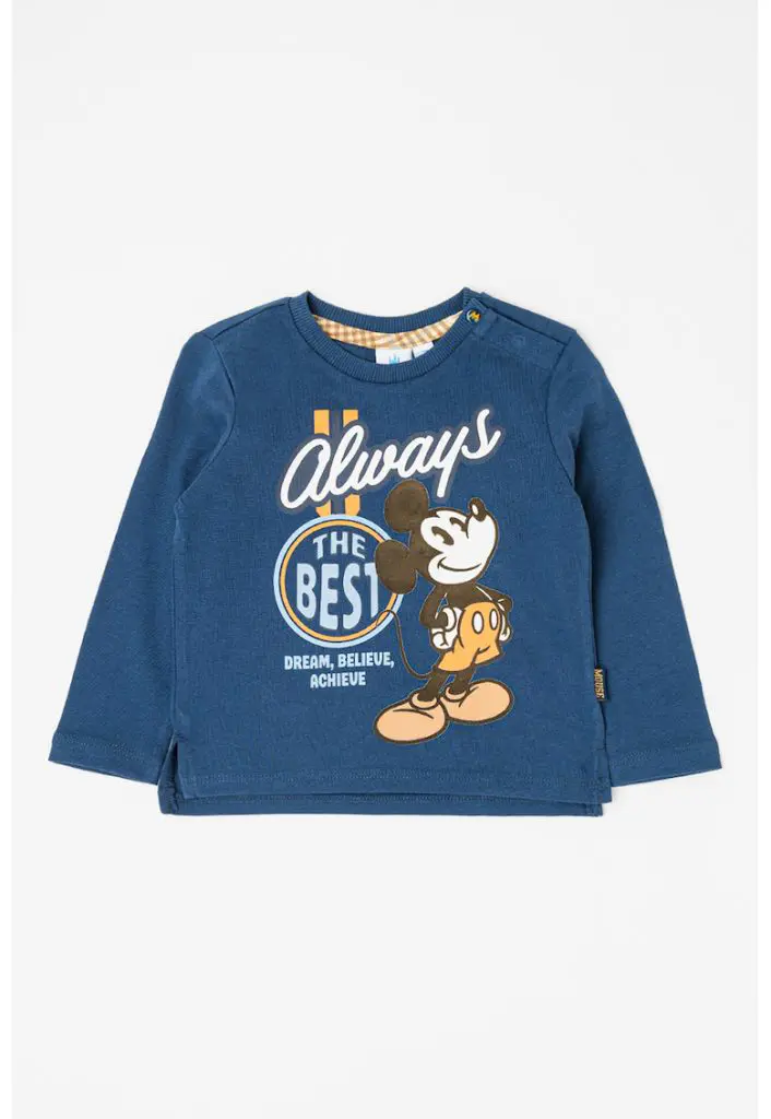 Bluza de trening de bumbac cu MIckey Mouse-BAIETI-