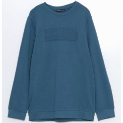 Bluza de trening din amestec de bumbac cu decolteu la baza gatului-BARBATI-