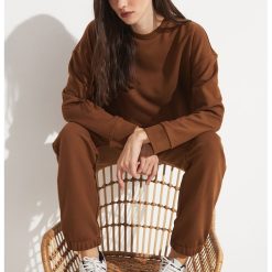 Bluza de trening lejera cu maneci cazute-FEMEI-IMBRACAMINTE/Hanorace