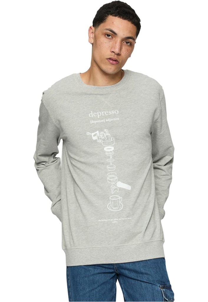 Bluza de trening unisex cu imprimeu si decolteu la baza gatului-FEMEI-