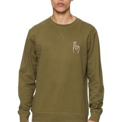 Bluza de trening unisex de bumbac cu decolteu la baza gatului-FEMEI-