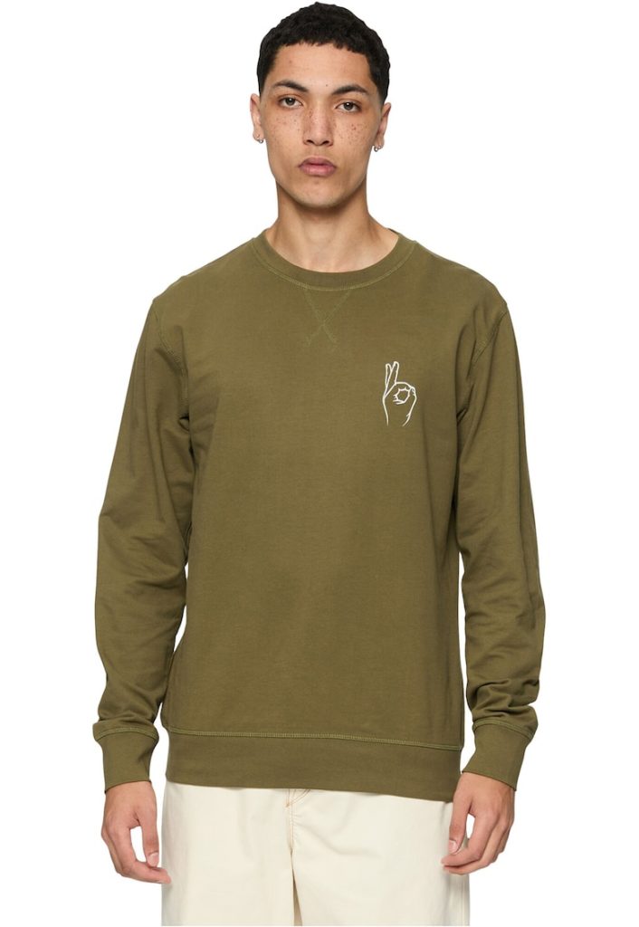 Bluza de trening unisex de bumbac cu decolteu la baza gatului-FEMEI-