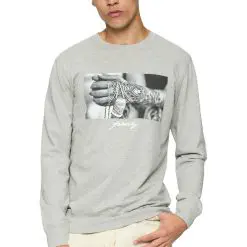 Bluza de trening unisex din amestec de bumbac cu imprimeu foto-FEMEI-
