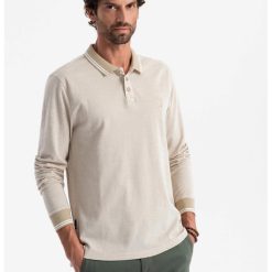 Bluza polo cu fenta cu fermoar-BARBATI-IMBRACAMINTE/Bluze