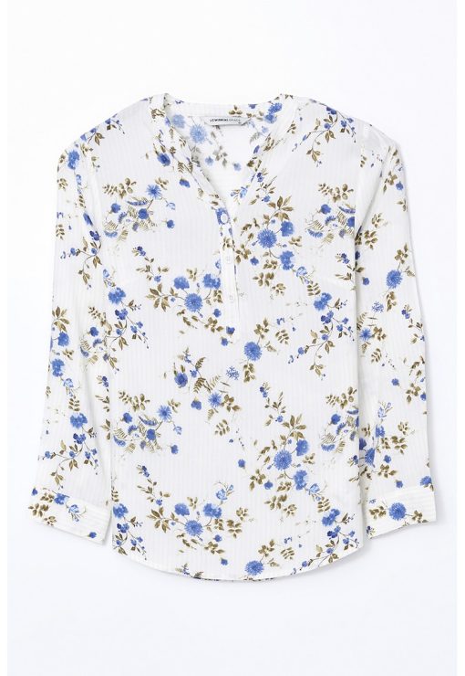 Bluza-tunica cu imprimeu-FEMEI-IMBRACAMINTE/Bluze