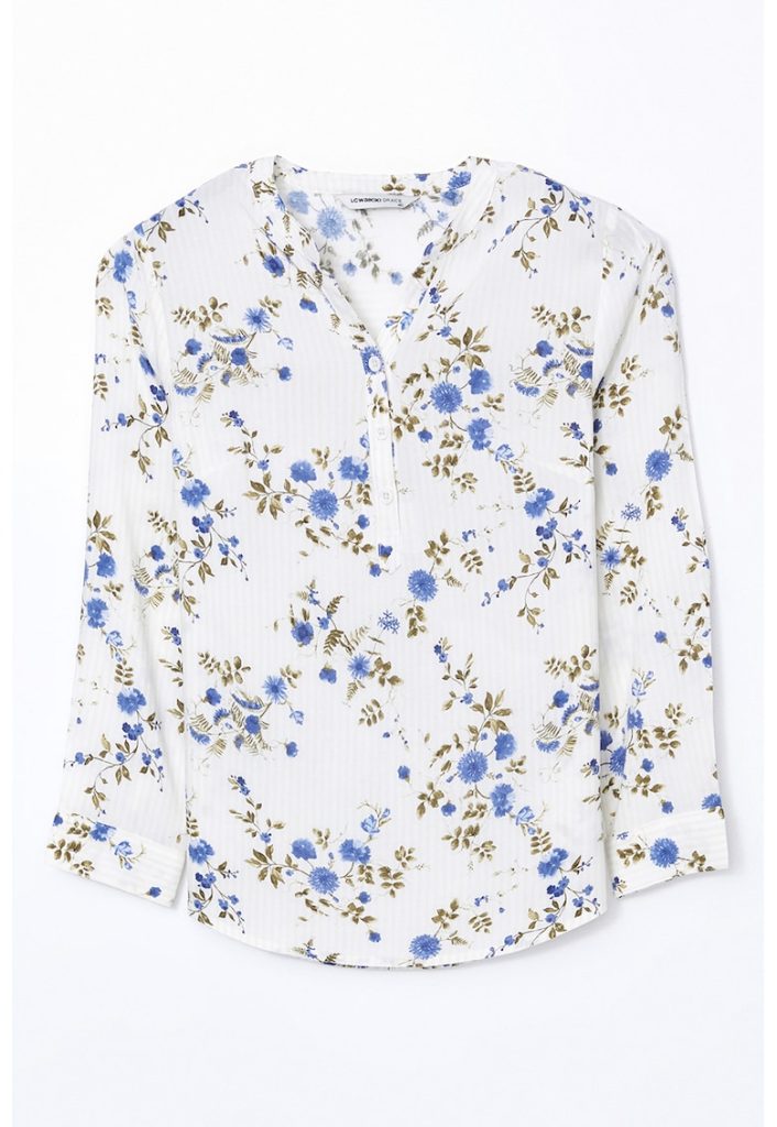 Bluza-tunica cu imprimeu-FEMEI-IMBRACAMINTE/Bluze