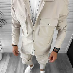 Camasa barbati slim fit BEJ  6050  N7-3.1-Camasi barbati