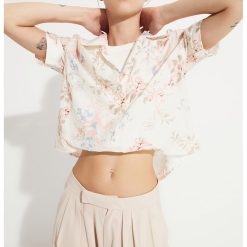 Camasa cu model floral-FEMEI-IMBRACAMINTE/Camasi