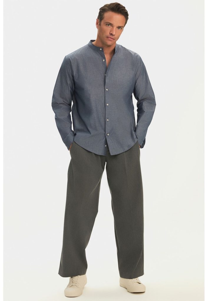 Camasa de bumbac regular fit-BARBATI-IMBRACAMINTE/Camasi