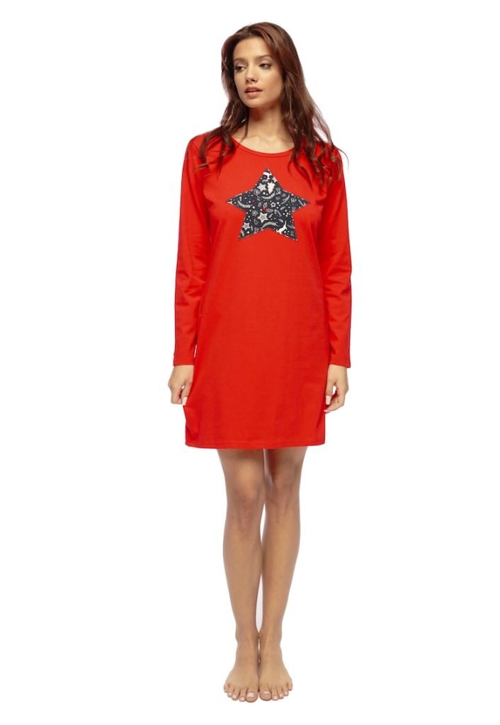 Camasa de noapte dama bumbac PJF302-FEMEI-