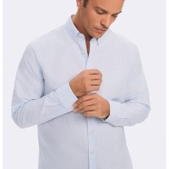 Camasa regular fit in carouri-BARBATI-IMBRACAMINTE/Camasi