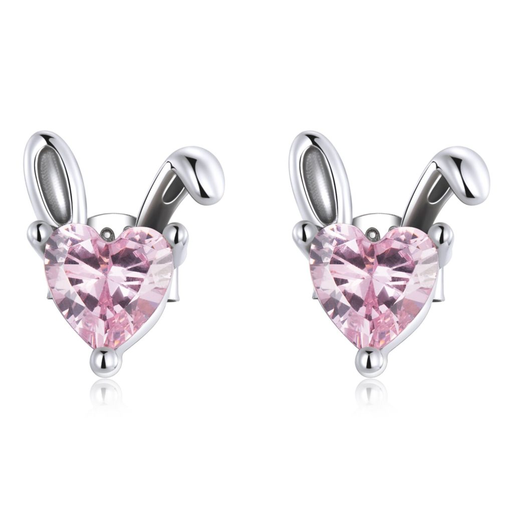 Cercei din argint Lovely Rabbit-Cercei >> Cercei din argint