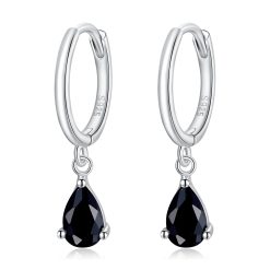 Cercei din argint Silver Black Tear-Cercei >> Cercei din argint