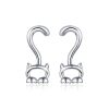 Cercei din argint Silver Cat Tail-Cercei