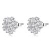 Cercei din argint Snowflake Crystals-Cercei >> Cercei din argint