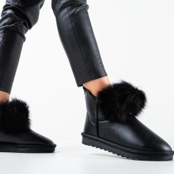 Cizme tip Ug Puff Negre 3 2