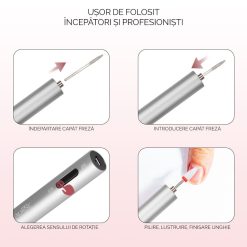 Freza Unghii Portabila TITANIUM PEN PRO LUXORISE Silver 5