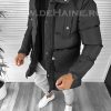 Geaca barbati groasa neagra de iarna 1020  57-2-Geci barbati > Geci iarna