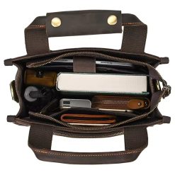 Geanta pentru barbati Zian GT3266 piele naturala Maro 4