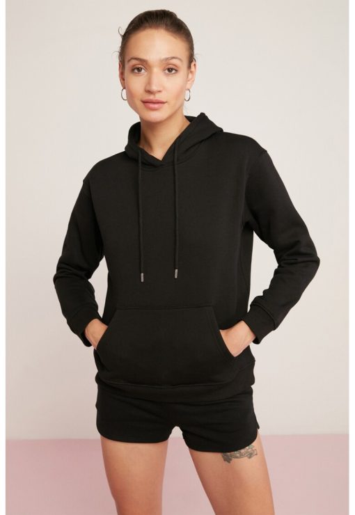 Hanorac regular fit cu buzunar kangaroo-FEMEI-IMBRACAMINTE/Hanorace
