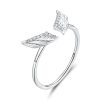 Inel reglabil din argint Flying Wings-Inele