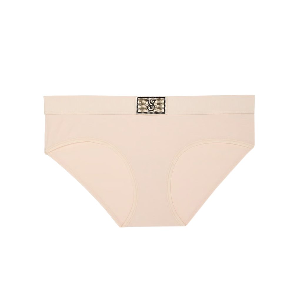Logo cotton shine patch hiphugger panty m-Imbracaminte-Lenjerie intima