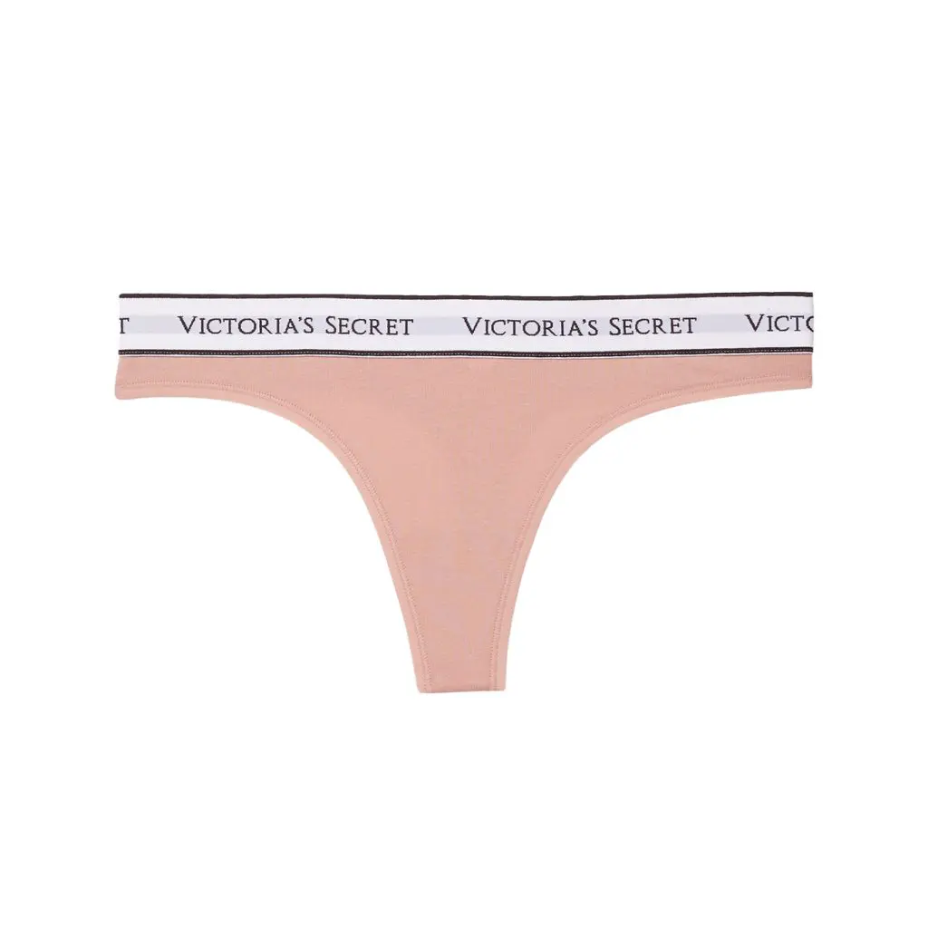 Logo cotton thong panty m-Imbracaminte-Lenjerie intima