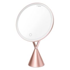 Oglinda cosmetica cu iluminare LED Rose Gold-Saloane-Accesorii make-up