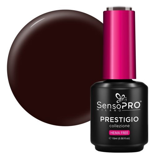 Oja Semipermanenta PRESTIGIO SensoPRO Milano - Deep Merlot 15ml-Oja Semipermanenta > Oja PRESTIGIO SensoPRO 15ml