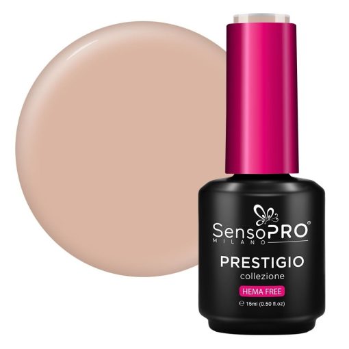 Oja Semipermanenta PRESTIGIO SensoPRO Milano - Velvet Cappuccino 15ml-Oja Semipermanenta > Oja PRESTIGIO SensoPRO 15ml