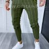 Pantaloni barbati casual regular fit kaki B1798 B6-5.1 U2-Pantaloni > Pantaloni casual