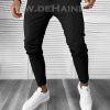 Pantaloni barbati casual regular fit negri B7879 P20-3.2-Pantaloni > Pantaloni casual