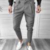 Pantaloni barbati eleganti gri 7149  P19-5.1-Pantaloni > Pantaloni eleganti
