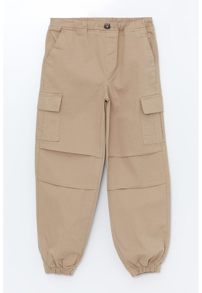 Pantaloni cargo cu terminatie elastica-BAIETI-