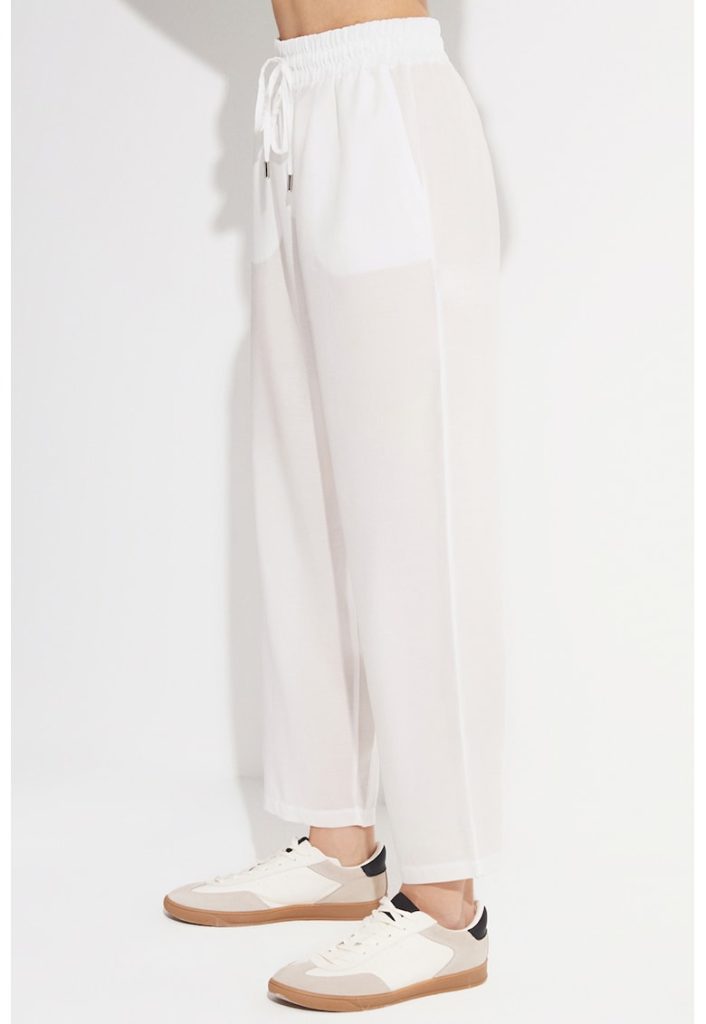 Pantaloni conici din amestec de modal-FEMEI-IMBRACAMINTE/Pantaloni si colanti
