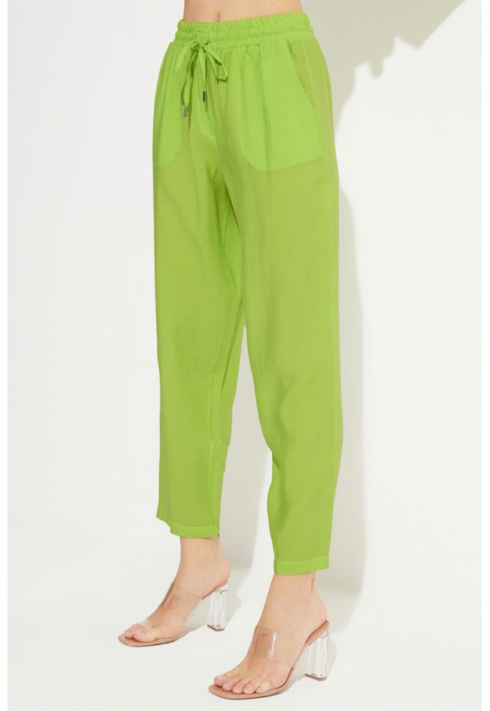 Pantaloni conici din amestec de modal-FEMEI-IMBRACAMINTE/Pantaloni si colanti