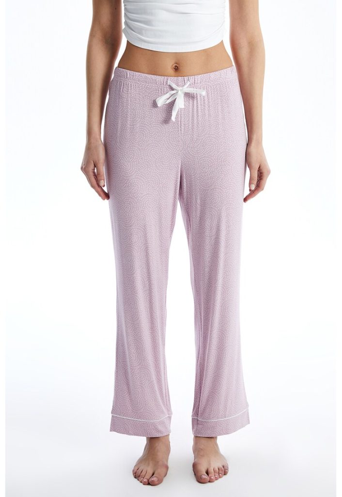 Pantaloni de pijama cu talie ajustabila-FEMEI-