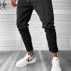 Pantaloni de trening barbati slim fit negru  1033  D2-5.2-Pantaloni > Pantaloni de trening