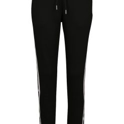 Pantaloni de trening cu benzi laterale contrastante-FEMEI-