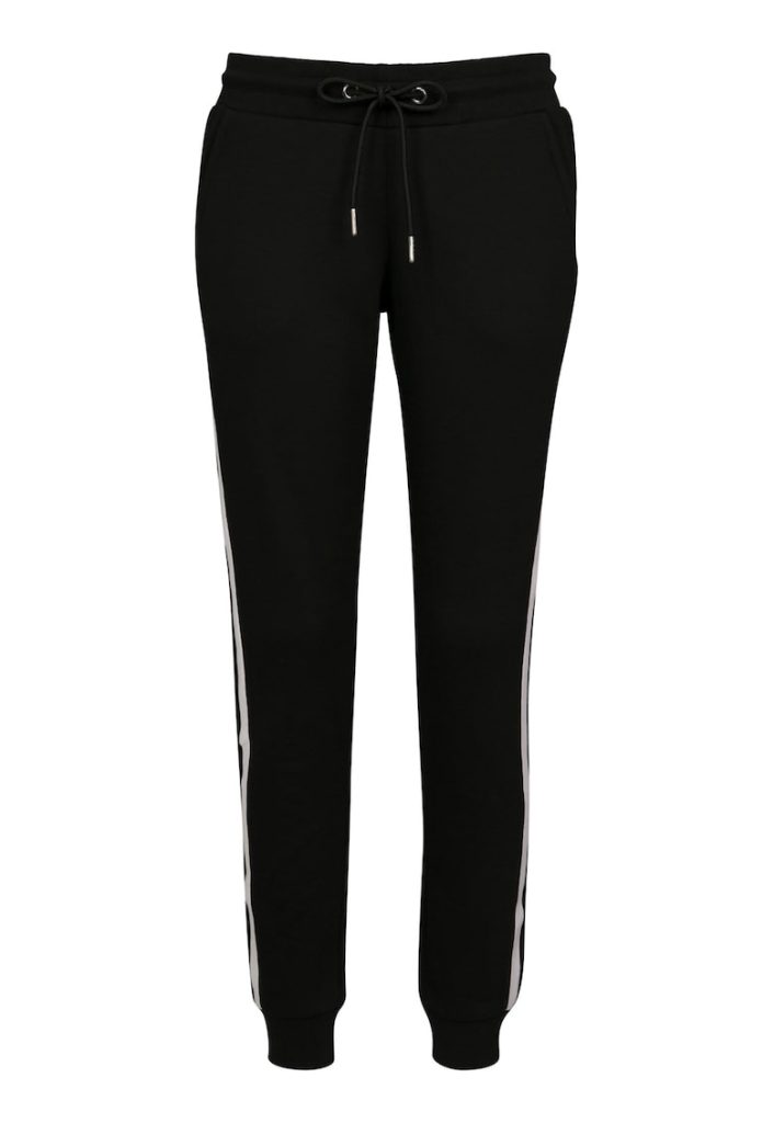 Pantaloni de trening cu benzi laterale contrastante-FEMEI-