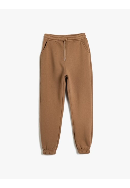 Pantaloni de trening cu snur de ajustare si buzunare laterale-BAIETI-