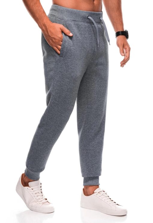 Pantaloni de trening cu snur in talie-BARBATI-IMBRACAMINTE/Pantaloni si colanti