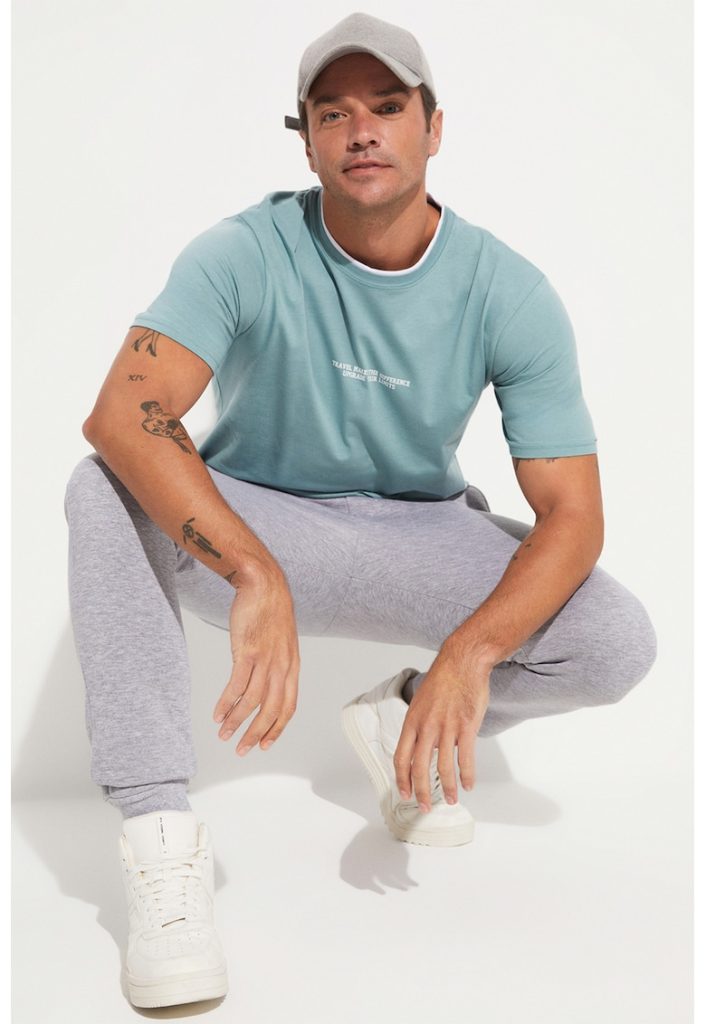 Pantaloni de trening cu talie ajustabila-BARBATI-