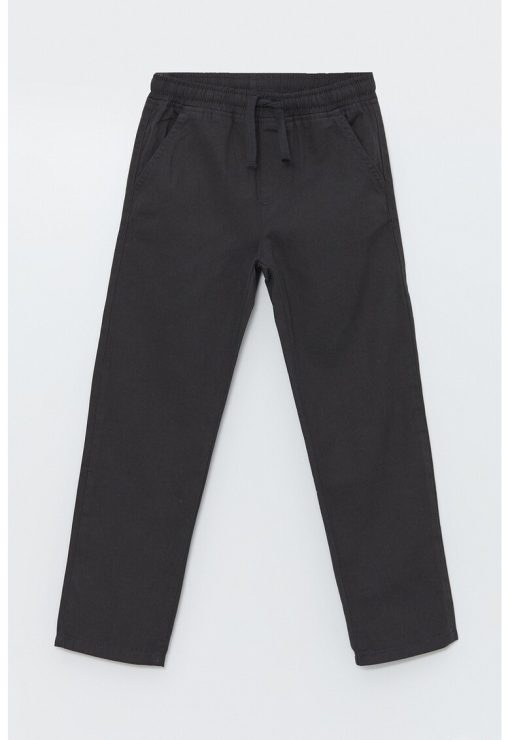 Pantaloni de trening din bumbac cu buzunare laterale-BAIETI-